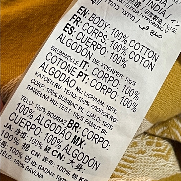 Billabong Mustard & Cream Short-Sleeve Button-Up 100% Cotton Shirt - Picture 9 of 11